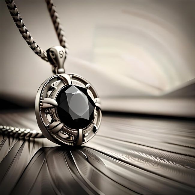 How do I pick a men's black diamond pendant?