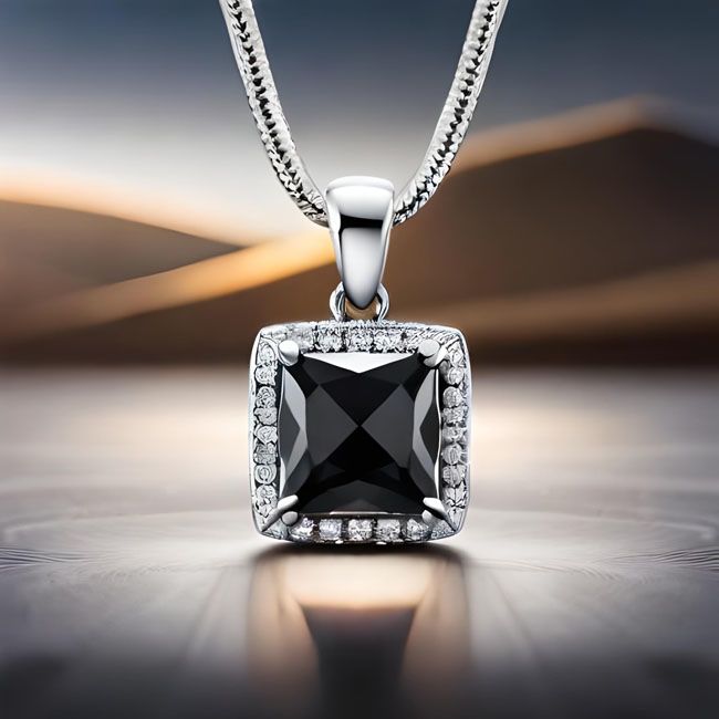 What are the best settings for black diamond pendants?