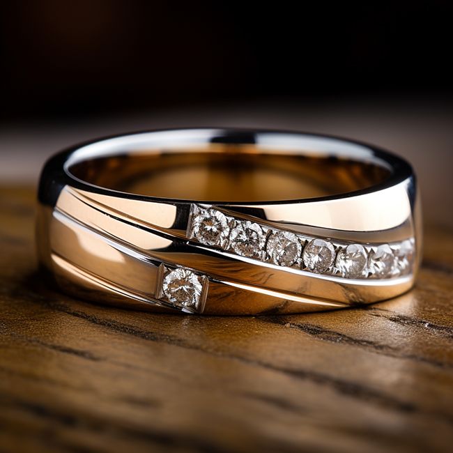 How to choose a diamond wedding ring for a man?