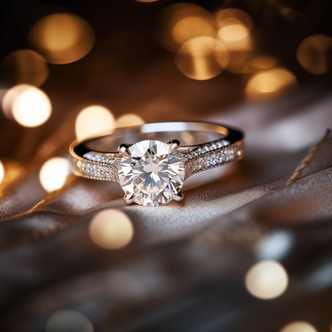 How to decide between a single diamond or multiple diamonds for a wedding ring?