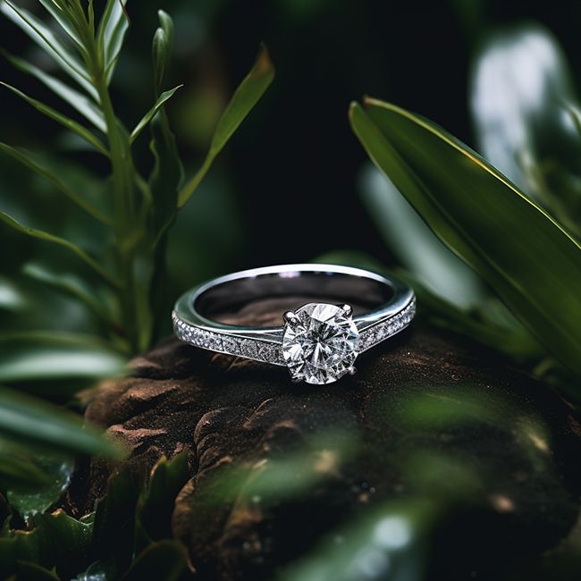 What are the benefits of a pave diamond wedding ring?