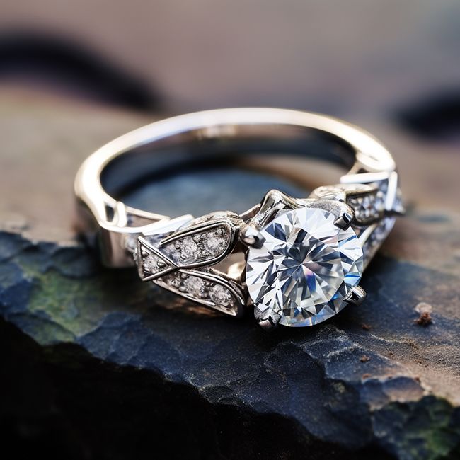 What is a bezel setting in diamond wedding rings?