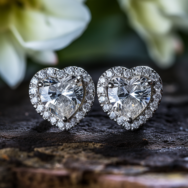 Where can I find vintage-style lab grown diamond earrings?
