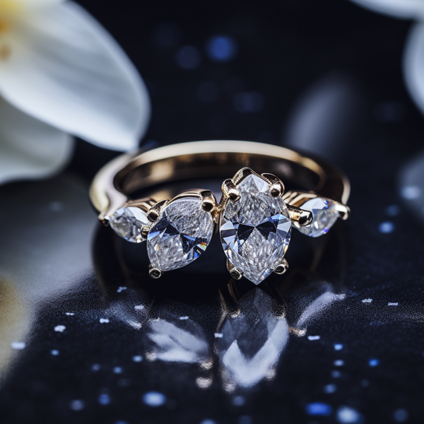 What are the latest design trends in lab grown diamond rings?