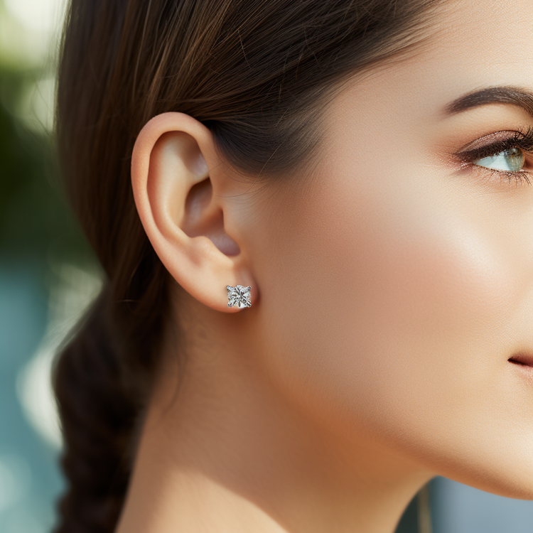 Lab Grown Diamond Stud Earrings