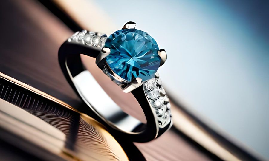 How to verify the authenticity of a blue diamond ring