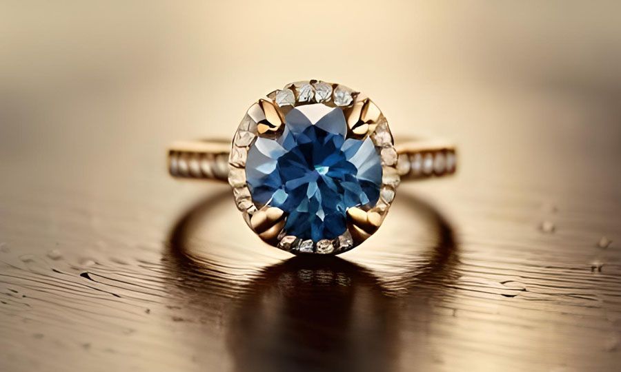 Where can I buy a highquality blue diamond ring