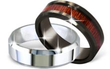 Alternative Metal Wedding Band