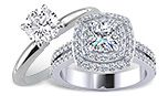 1 ½ Carat Diamond Engagement Rings