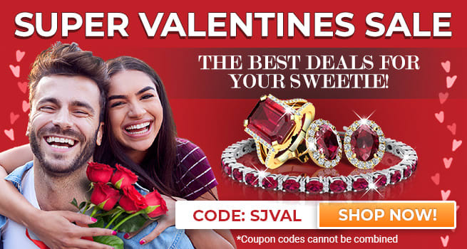 Super Jeweler: Valentine’s Deals Up to 80% off