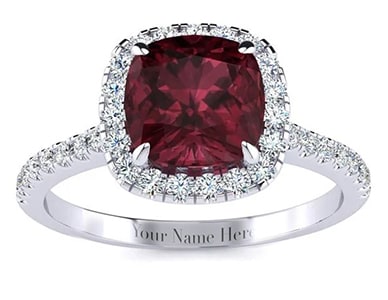 Personalize Your Garnet Ring