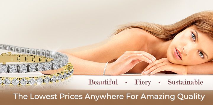 Fabulous Moissanite Bracelets - Beautiful, Fiery, Sustainable - The Lowest Prices Anywhere for Amazing Quality!