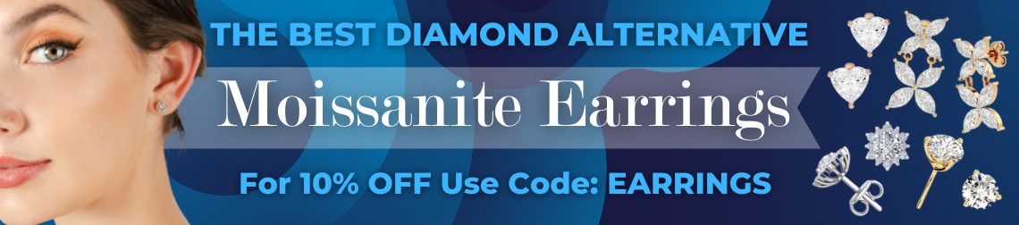 The best diamond alternative - Moissanite Earrings - For 10% Off use code: Earrings