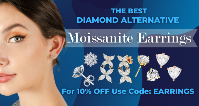 The best diamond alternative - Moissanite Earrings - For 10% Off use code: Earrings