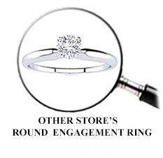 Other Store's Round Diamond Solitaire Engagement Ring