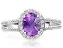 Amethyst Ring | February Birthstone | SuperJeweler.com