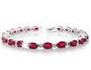 Ruby Bracelets: Stackable Birthstone Passion