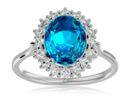 December birthstone | blue topaz rings | SuperJeweler.com