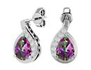 Mystic Topaz Earrings: Dangle or Stud | Mesmerizing Hues