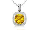 Citrine necklace| Beautiful Selection Of Every Style Of Citrine And Diamond Necklace At Amazing SuperJeweler Prices