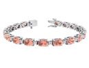 Morganite Bracelets: Stackable Blush Romance