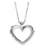 Silver Heart Necklace | Amazing Silver Heart Necklace Deals At SuperJeweler