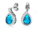 Blue Topaz Earrings: Sparkling December Magic