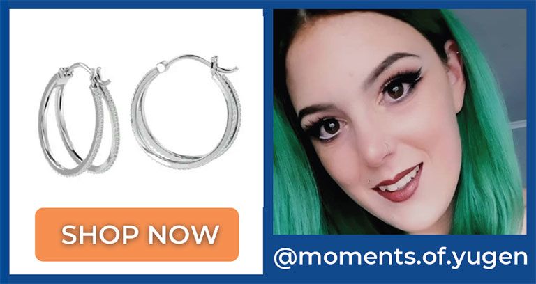 Diamond Hoop Earrings