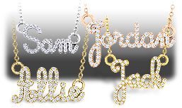 Diamond Name Necklaces