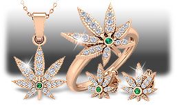 Pot Leaf Jewelry Collection