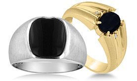 Men's Onyx Rings