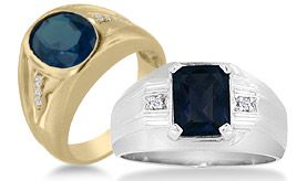 Men's Sapphire Rings