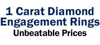 1 Carat Diamond Engagement Rings at unbeatable prices