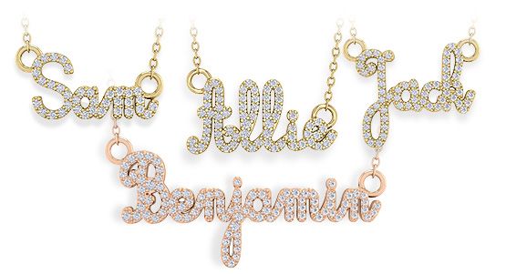 Diamond Name Necklaces