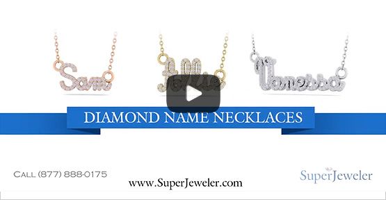 Diamond Name Necklaces