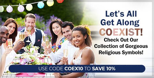 Let’s All Get Along COEXIST!, Check Out Our Collection of Gorgeous Religious Symbols!