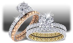 Exclusive Quilted Engagement Rings - Traditional, Yet Quite Modern