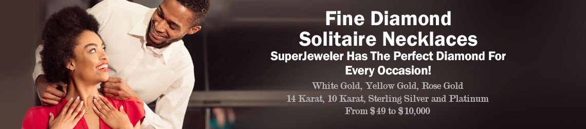 Fine Diamond Solitaire Necklaces - SuperJeweler Has The Perfect Diamond For Every Occasion!