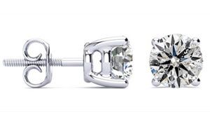 2 Carat Diamond Earrings