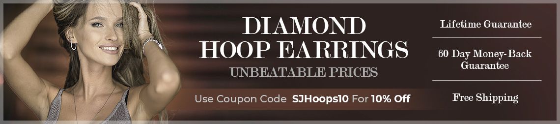 Diamond Hoop Earrings - Unbeatable Prices!