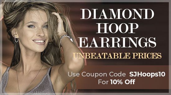 Diamond Hoop Earrings - Unbeatable Prices!