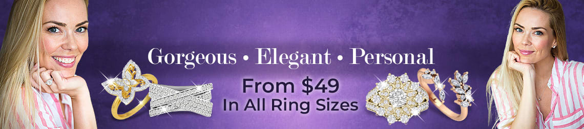 Right Hand Ring | Gorgeous . Elegant . Personal | From $49 In All Ring Sizes