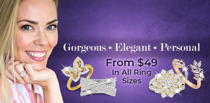 Right Hand Ring | Gorgeous . Elegant . Personal | From $49 In All Ring Sizes