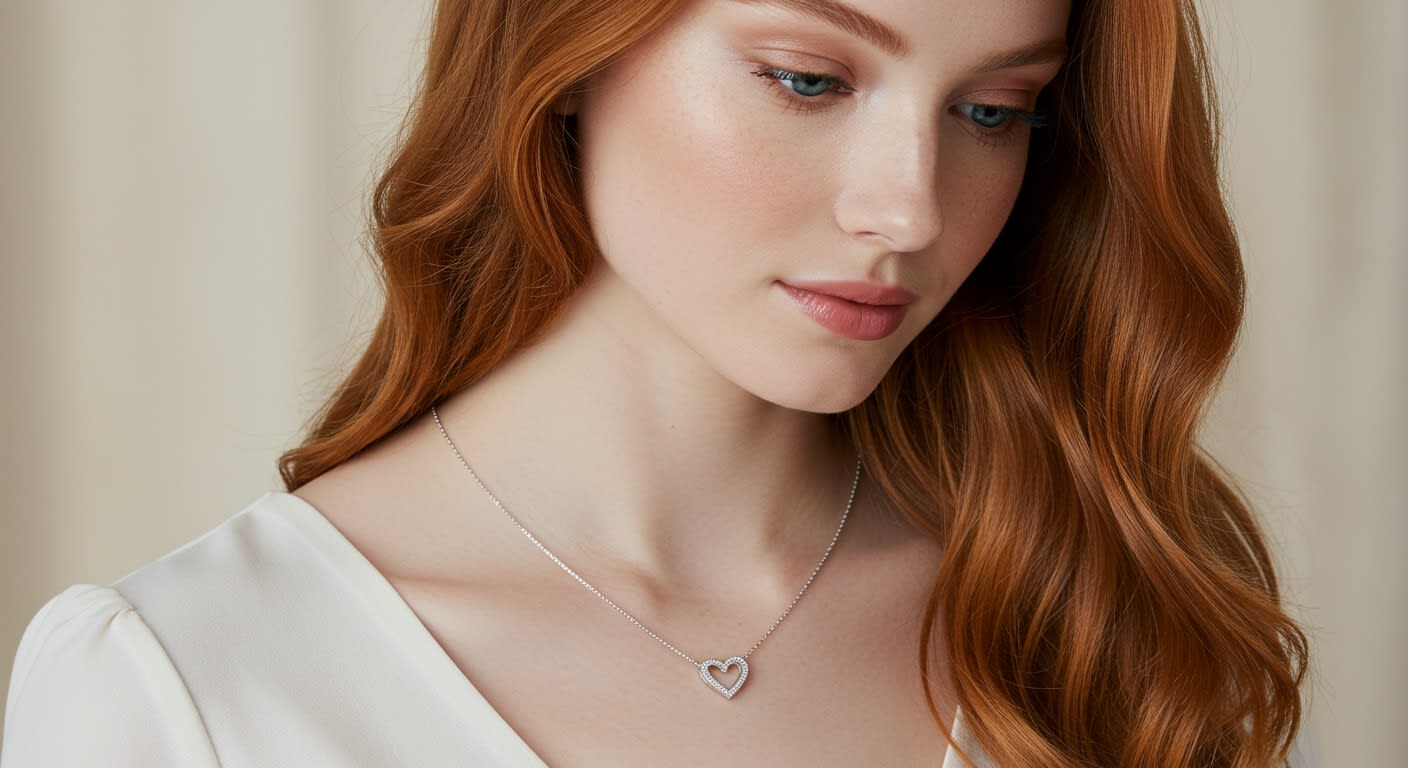Celebrate Love with the Timeless Elegance of Diamond Heart Necklaces