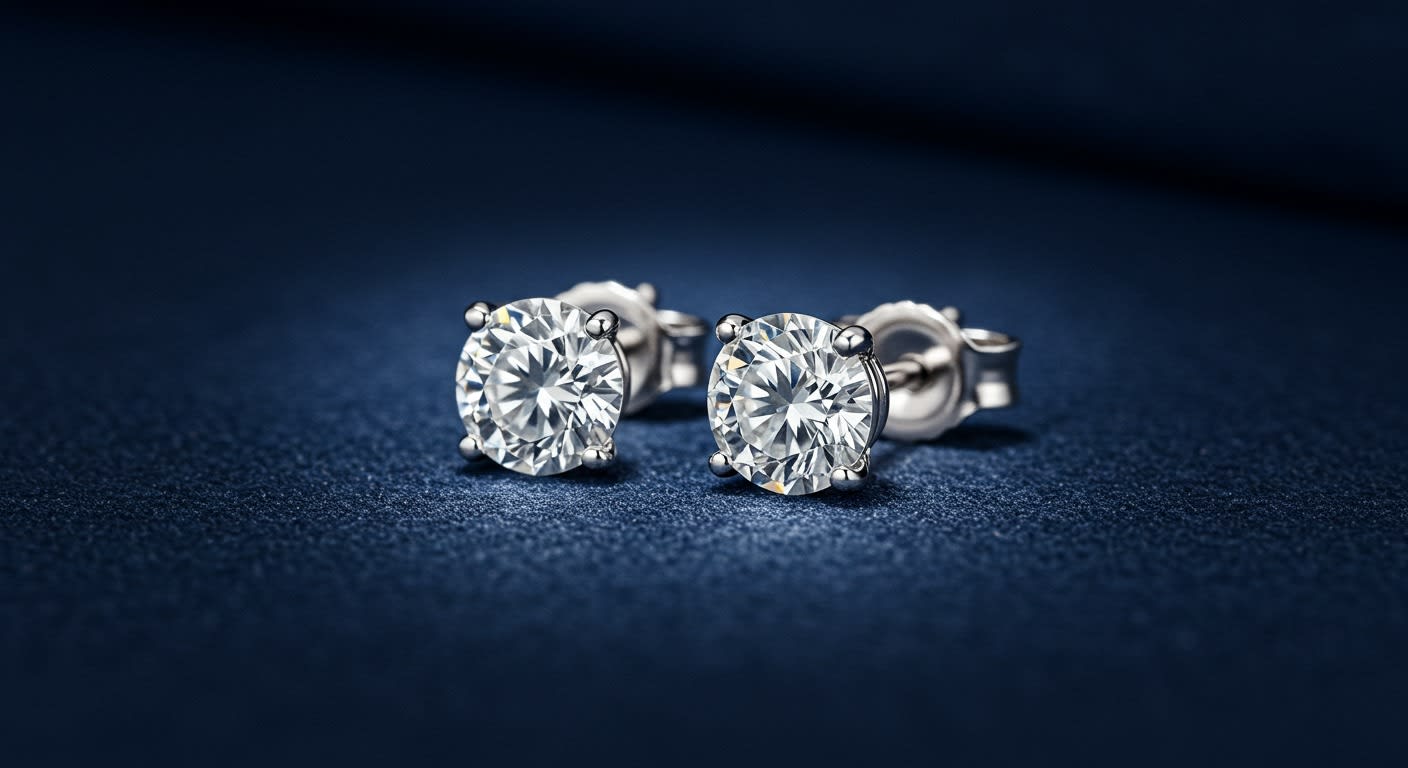 Lab Grown Diamond Earrings-Everyday Sparkle
