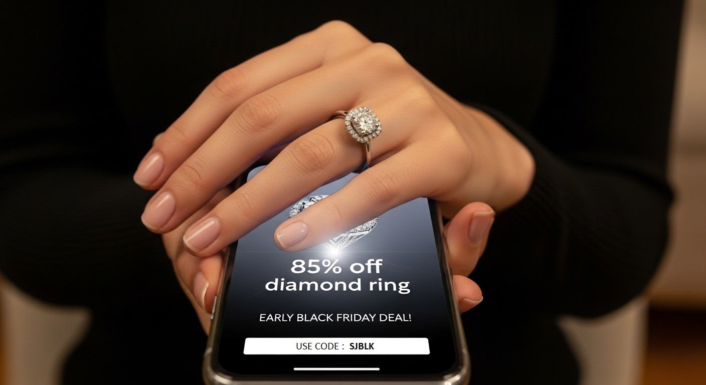SuperJeweler’s Early Black Friday Sale 2025 – Up to 85% Off Fine Jewelry