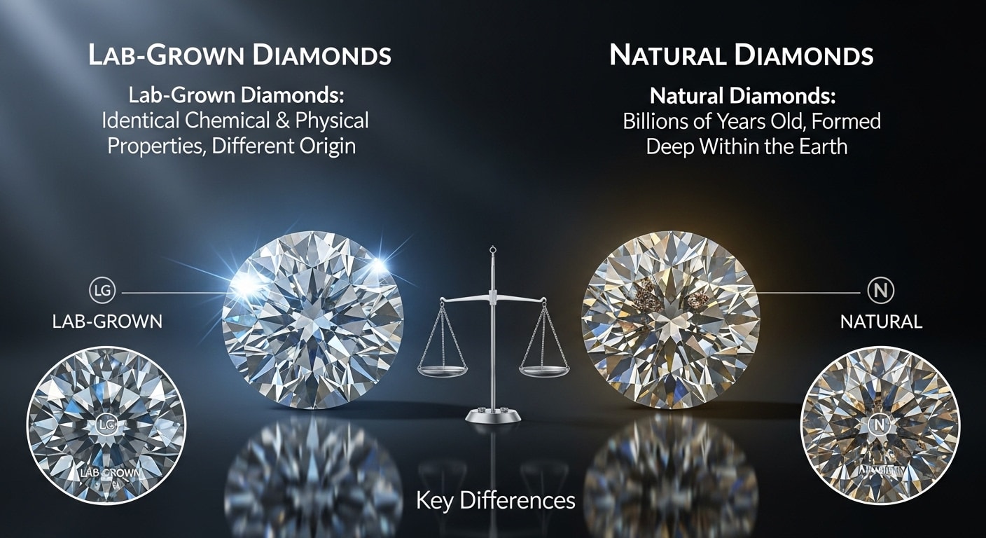 Lab Grown Vs. Natural Diamonds