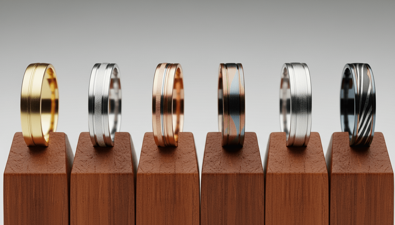 Comparision Of Popular Wedding Ring Material