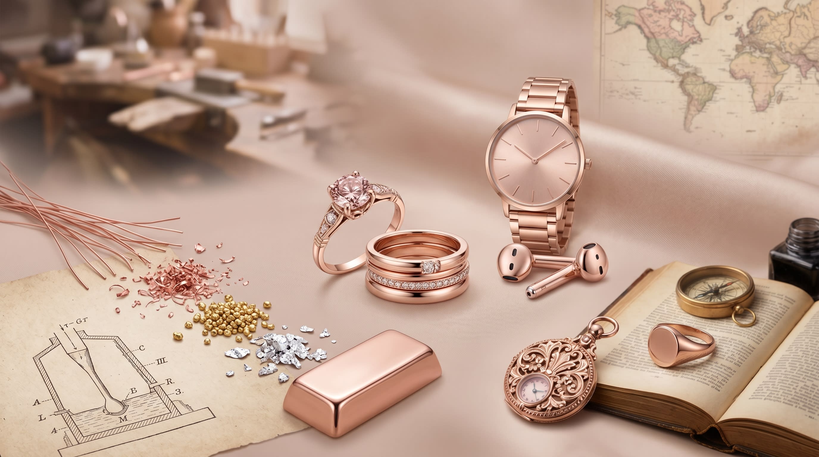 What Is Rose Gold? Composition, History, and Uses What Is Rose Gold? Composition, History, and Uses