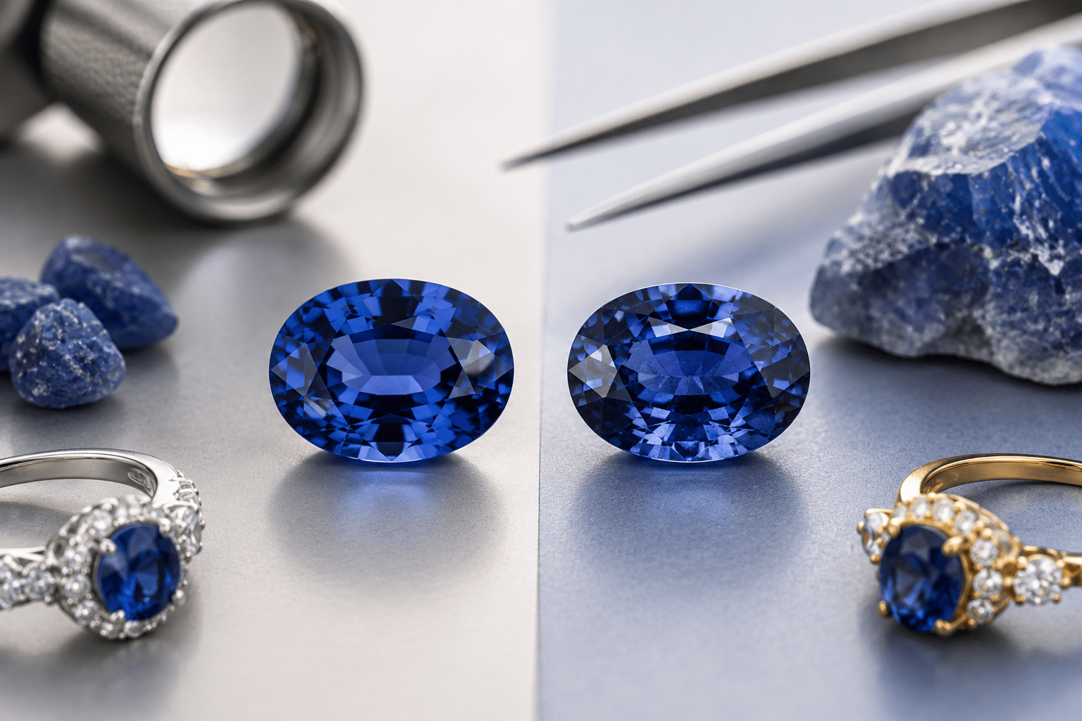 Lab Sapphire vs Natural: How to Choose the Right Stone Lab Sapphire vs Natural: How to Choose the Right Stone